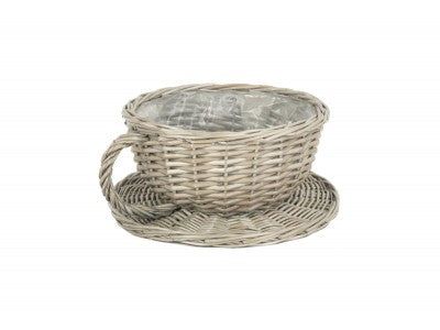 Basket, ANTIQUE WASH TEA CUP BASKET