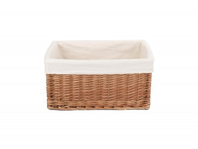 Basket, EXTRA LARGE DOUBLE STEAMED STORAGE BASKET with WHITE LINING