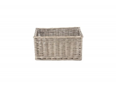 Basket, MEDIUM ANTIQUE WASH STORAGE BASKET