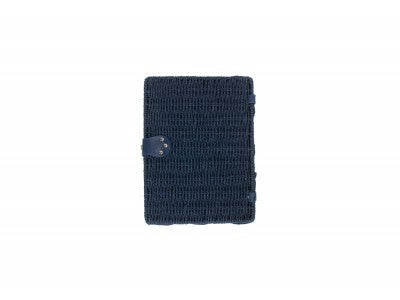 Basket, MEDIUM BLUE PAPER ROPE HAMPER