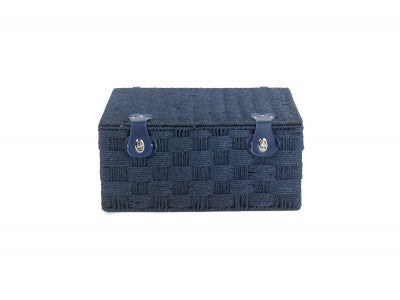 Basket, EXTRA LARGE BLUE PAPER ROPE HAMPER