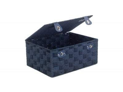 Basket, EXTRA LARGE BLUE PAPER ROPE HAMPER