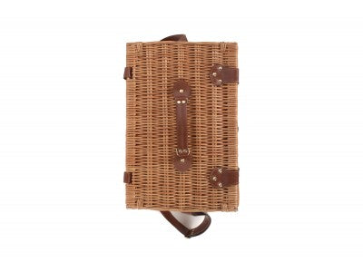 Basket, 4 PERSON GREEN TWEED DRAWER HAMPER