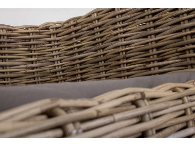 Basket, LUXURY RATTAN DOG SOFA BED - MEDIUM