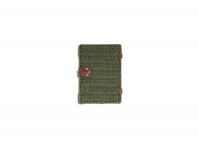 Basket, SMALL FOREST GREEN PAPER ROPE HAMPER