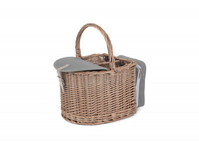 Basket, 2 BOTTLE BEACH HAMPER