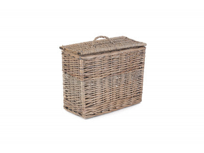 Basket, RECTANGULAR TOILET TIDY LIDDED BASKET