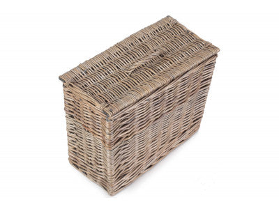 Basket, RECTANGULAR TOILET TIDY LIDDED BASKET