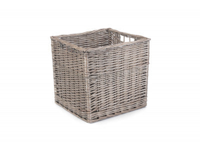 Basket, SQUARE ANTIQUE WASH STORAGE SOLUTION