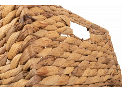 Basket, SMALL WATER HYACINTH SQUARE STORAGE BASKET