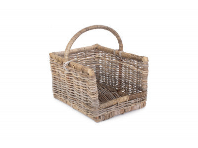 Basket, MEDIUM RATTAN OPEN ENDED LOG BASKET