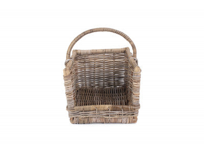 Basket, MEDIUM RATTAN OPEN ENDED LOG BASKET