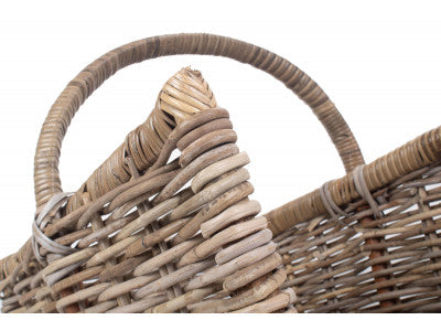 Basket, MEDIUM RATTAN OPEN ENDED LOG BASKET