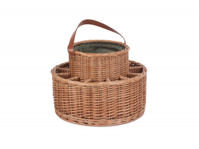 Basket, GREEN TWEED CHILLED GARDEN PARTY BASKET