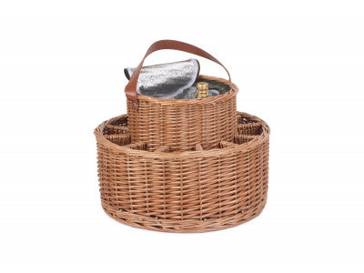 Basket, GREEN TWEED CHILLED GARDEN PARTY BASKET