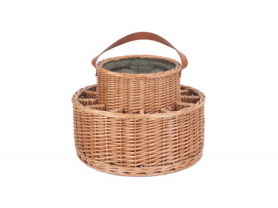 Basket, GREEN TWEED CHILLED GARDEN PARTY BASKET