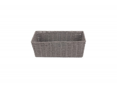 Basket, EXTRA LARGE GREY PAPER ROPE TRAY
