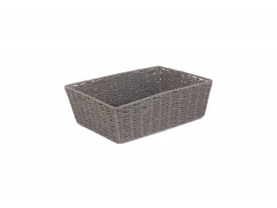 Basket, EXTRA LARGE GREY PAPER ROPE TRAY