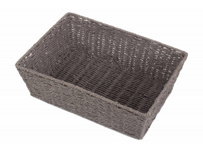 Basket, EXTRA LARGE GREY PAPER ROPE TRAY
