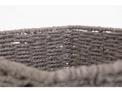 Basket, EXTRA LARGE GREY PAPER ROPE TRAY