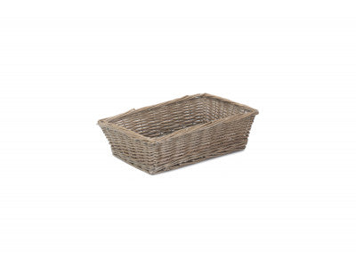Basket, LARGE ANTIQUE WASH TAPERED TRAY