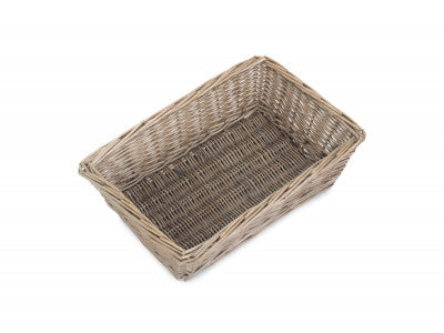 Basket, LARGE ANTIQUE WASH TAPERED TRAY