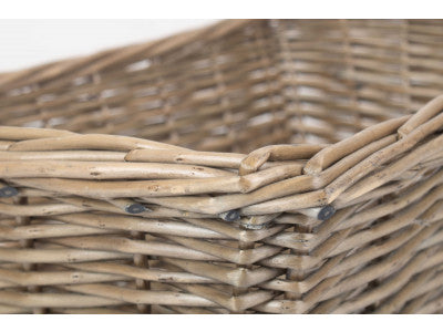 Basket, EXTRA LARGE ANTIQUE WASH TAPERED TRAY