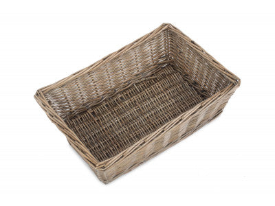Basket, EXTRA LARGE ANTIQUE WASH TAPERED TRAY