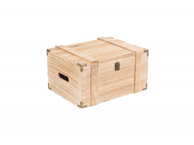 Basket, 6 BOTTLE WINE CHEST BOX