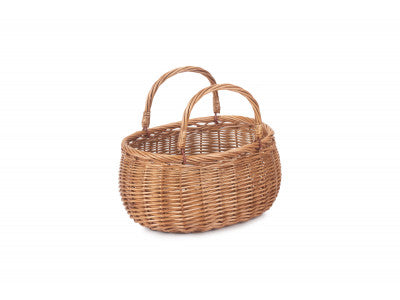 Basket, LIGHT STEAMED SWING HANDLED CORACLE SHOPPER