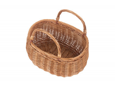 Basket, LIGHT STEAMED SWING HANDLED CORACLE SHOPPER