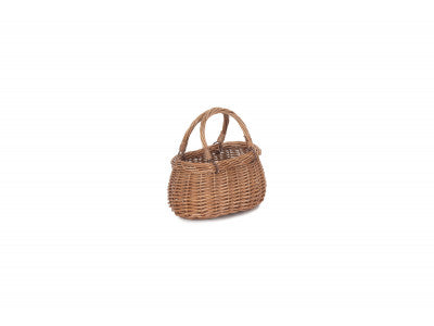 Basket, CHILD'S LIGHT STEAMED SWING HANDLED CORACLE SHOPPER