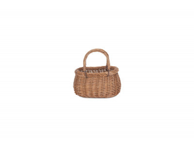 Basket, CHILD'S LIGHT STEAMED SWING HANDLED CORACLE SHOPPER