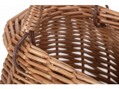 Basket, CHILD'S LIGHT STEAMED SWING HANDLED CORACLE SHOPPER