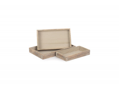 Basket, SHALLOW DISPLAY PLINTH TRAY SET 3 