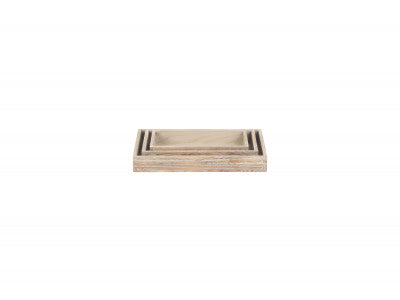 Basket, SHALLOW DISPLAY PLINTH TRAY SET 3 