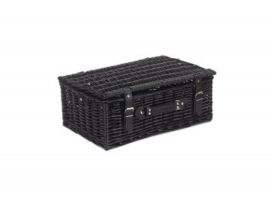 "Basket, 18" BLACK HAMPER"