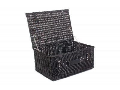 "Basket, 20" BLACK HAMPER"