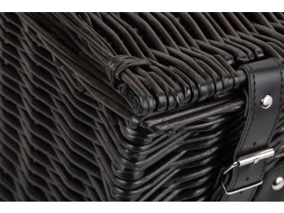 "Basket, 20" BLACK HAMPER"