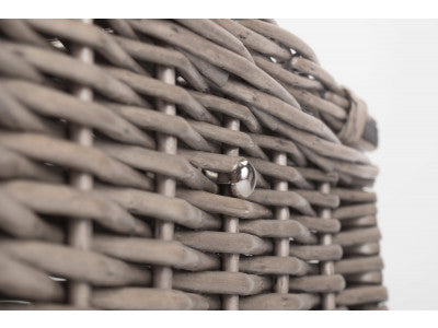 "Basket, 16" ANTIQUE WASH HAMPER"