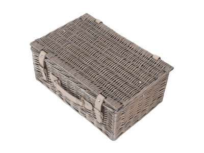 "Basket, 18" ANTIQUE WASH HAMPER"
