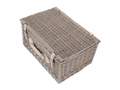 "Basket, 20" ANTIQUE WASH HAMPER"