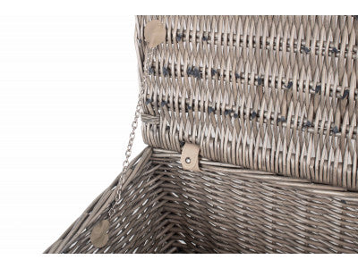 "Basket, 20" ANTIQUE WASH HAMPER"