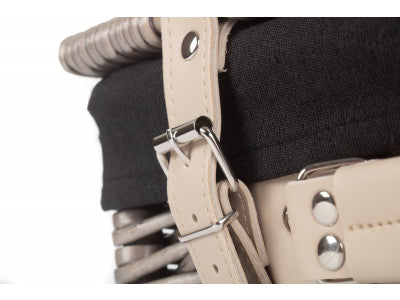 "Basket, 14" ANTIQUE WASH HAMPER with BLACK LINING"