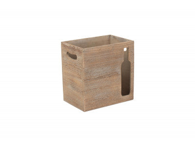 Basket, 6 WINE BOTTLE CUT-OUT CARRIER