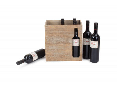 Basket, 6 WINE BOTTLE CUT-OUT CARRIER