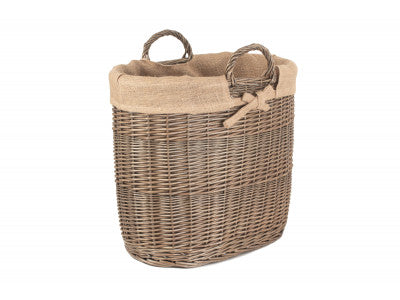 Basket, OVAL LOG / STORAGE BASKET