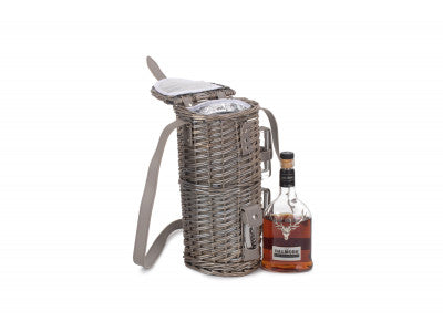 Basket, SINGLE BOTTLE & 2 CARTRIDGE GLASS CARRIER with SHOULDER STRAP