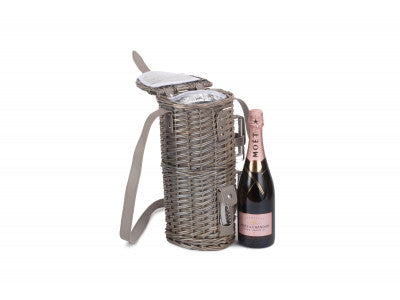 Basket, SINGLE BOTTLE & 2 CARTRIDGE GLASS CARRIER with SHOULDER STRAP