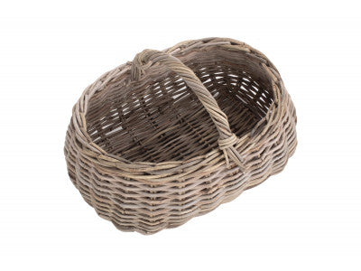Basket, GREY RATTAN MARKET BASKET